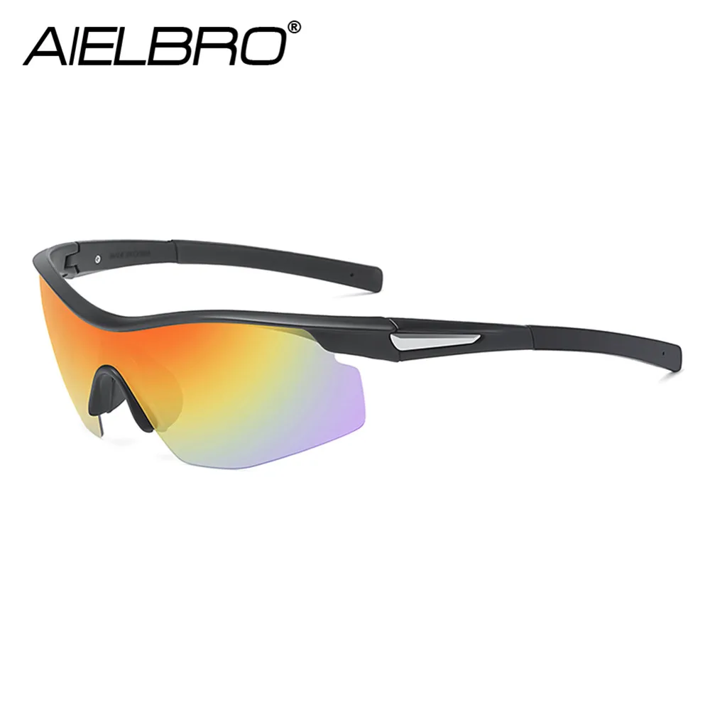 

Мужские велосипедные очки AIELBRO, поляризационные велосипедные очки, велосипедные очки, спортивные линзы, очки ночного видения, солнцезащитные очки для мужчин