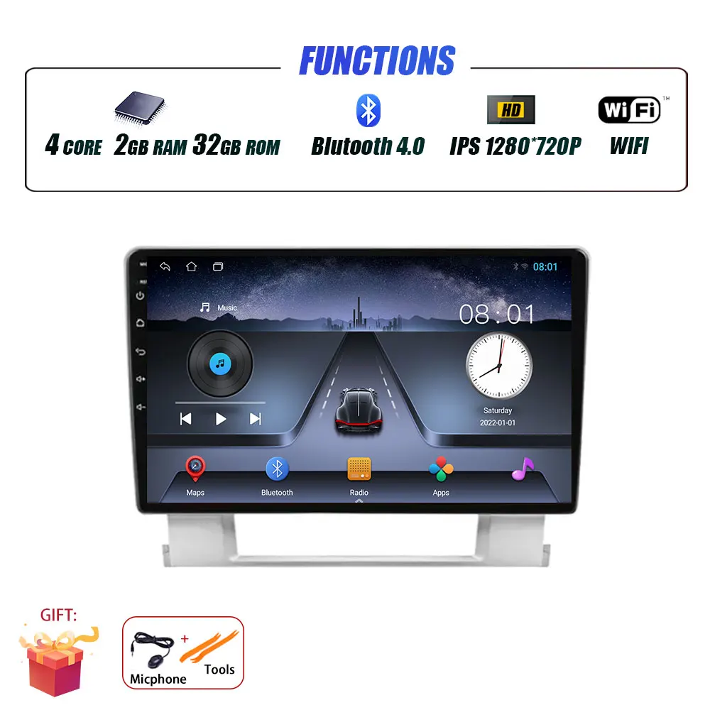 

Для Opel Astra J 2009-2017 Android 15 8G RAM + 128G ROM Автомобильный радиоприемник Видеоплеер Мультимедийная навигация Gps 2 din BT