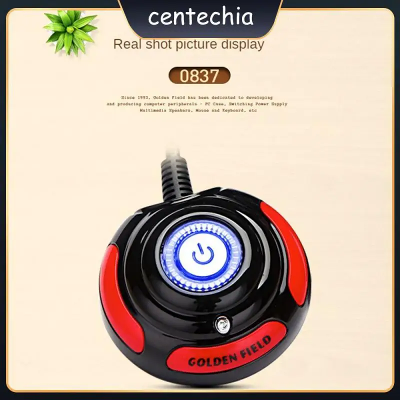 

Restart Button Extension Cord Beautiful And Practical Length 1.5m Computer Supplies Exquisite Appearance Fast And Convenient Red