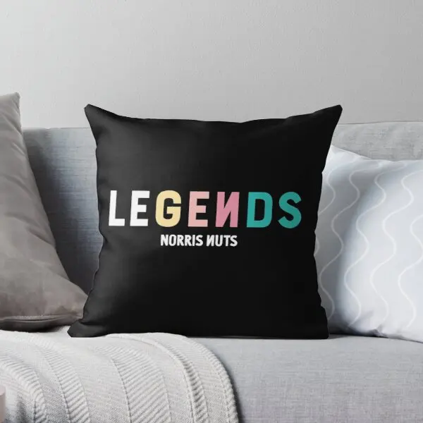 

Norris Nuts Merch Legends Printing Throw Pillow Cover Soft Wedding Case Fashion Comfort Hotel Waist Pillows not include