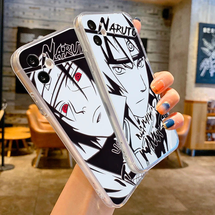 

Naruto Japanese Anime Phone Cases For iPhone 12 11 Pro MAX 6S 7 8 Plus XS MAX 12 13 Mini X XR SE 2020 Transparent Fundas Trend