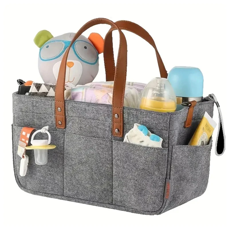 Baby Diaper Organizer Portable Holder Bag for Changing Nappy Table Newborn Caddy Nappy Bag Maternity Nursery Storage Carrier