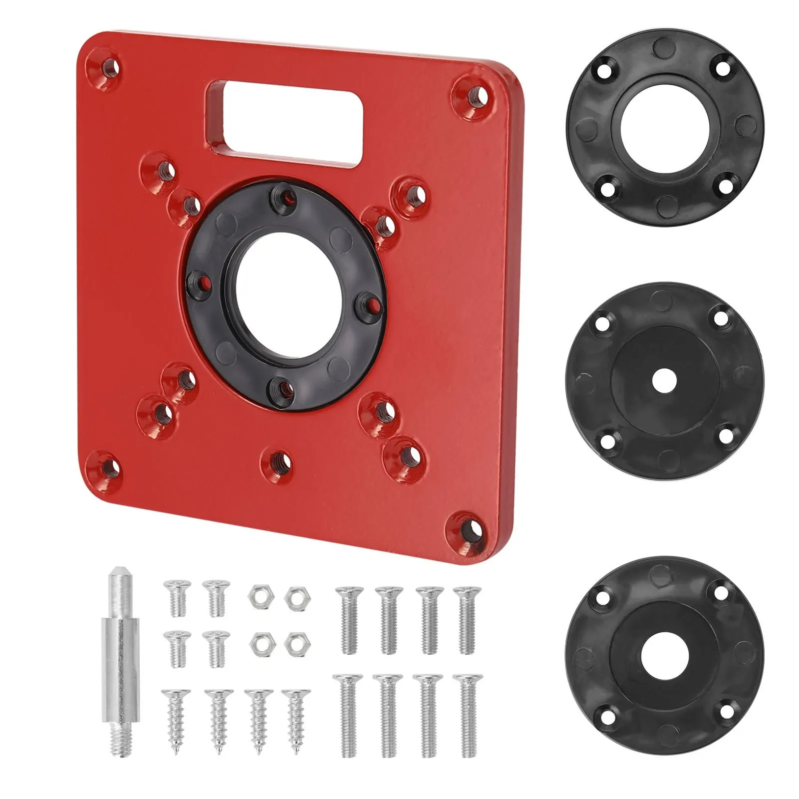 

Multifunctional Router Table Insert Plate Woodworking Benches Aluminium Wood Router
