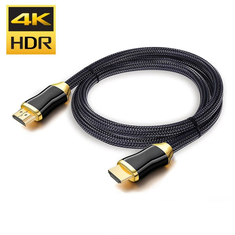 

RYRA 1m 1.5m 2m 3m HDMI Cable HDMI 2.0 4K 1080p 3D Video Cables For HDTV Splitter Switcher TV Box Projector Video Game Consoles