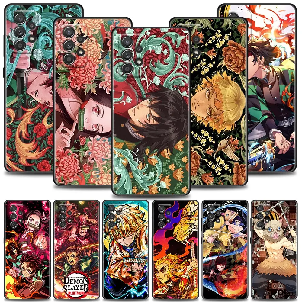 

Anime Demon Slayer Kyojuro Tanjiro Nezuko Kamado Case For Samsung Galaxy A32 4G A33 Cases A13 A23 A31 A01 A02 A03 A22 Soft Cover