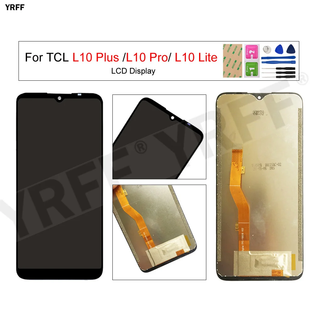 

ЖК-дисплей для TCL L10 Lite 4187U, экран s для TCL L10 Plus 5130J, ЖК-дисплей для TCL L10 Pro, цифровой преобразователь экрана в сборе