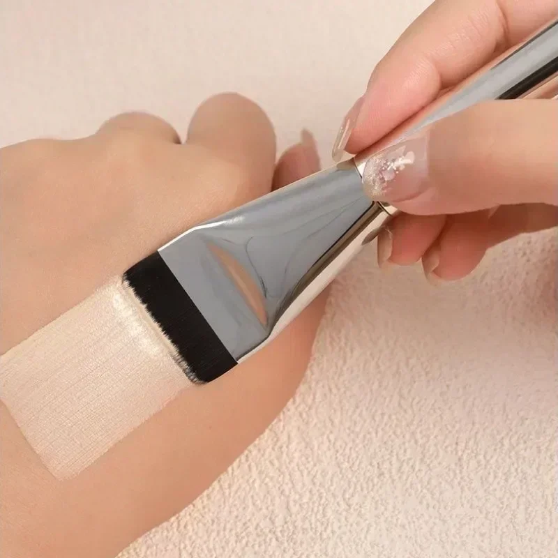 Ультратонкая кисть для тональной основы Легкая и тонкая контура лица Плоская