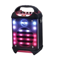 30w portabl bluetooth speaker led light super bass ktv bluetooth speakers play music boombox party box dj karaoke party speaker