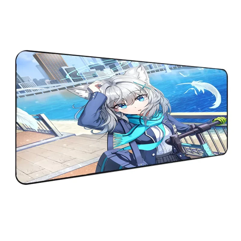 

Archive Mouse Pad Gamer Large Gaming Mousepad Anime Cute Keyboard Mouse Mats Carpet Sunaookami Shiroko Computer Desk Mat
