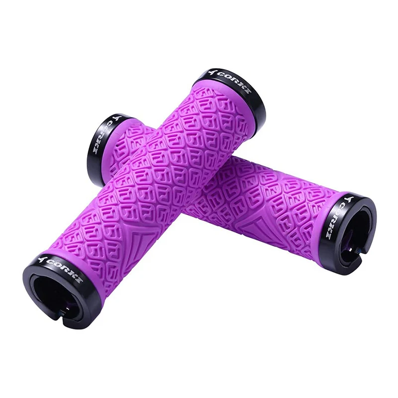 

Corki Mountain Bike Grips,Double Lock on Locking Bicycle Handlebar Grips for MTB,Downhill