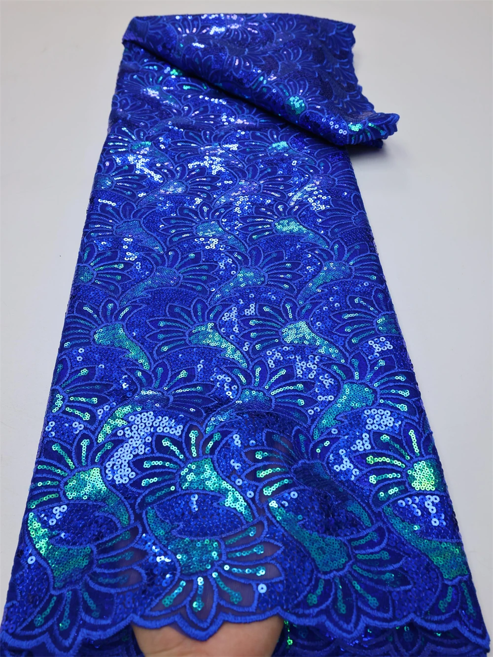 

Африканская кружевная ткань PGC 2022, Высококачественная французская сетчатая кружевная ткань с блестками, нигерийская кружевная ткань для св...