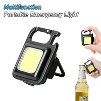 portable flash light keychain mutifuction bottle opener flashlight outdoor camping fishing climbing highlight lantern led light