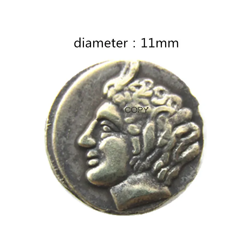 

G(59) греческие древние посеребренные копировальные монеты