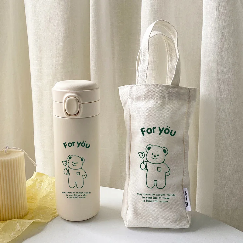 Медведь термос чашка Спорт на открытом воздухе бутылка для воды Путешествия