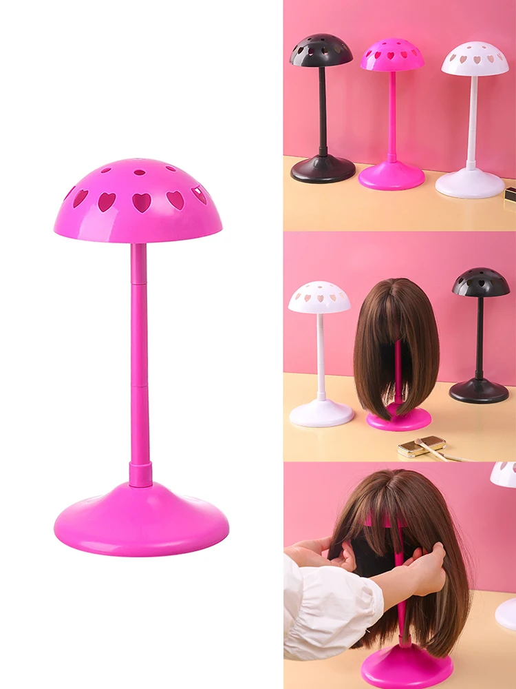 

Portable Cap Mannequin Head Wig Stand Stable Dummy Practical Storage Hair Holder Hat Display Home Salon Tool Toupee