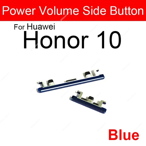 Кнопки регулировки громкости для Huawei Honor 10 10 Lite 20 Pro 20S, боковые кнопки, клавиши вверх и вниз, запасные части для управления звуком