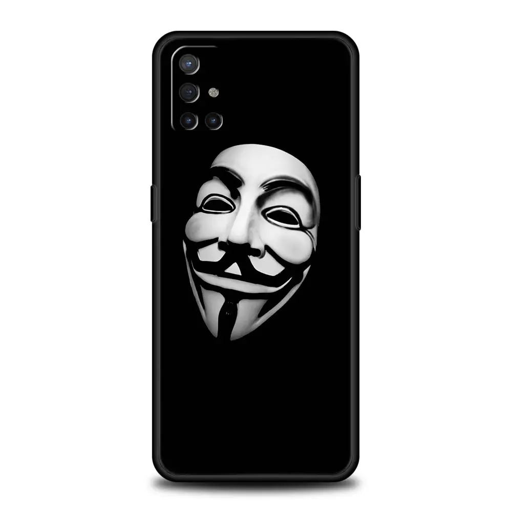 V для Вендетта фотомаска OnePlus 9 Pro 9T 9R 9RT 8T 8 7 6T 7T Z розовый бампер-чехол Shell Nord 2 CE N200 N10