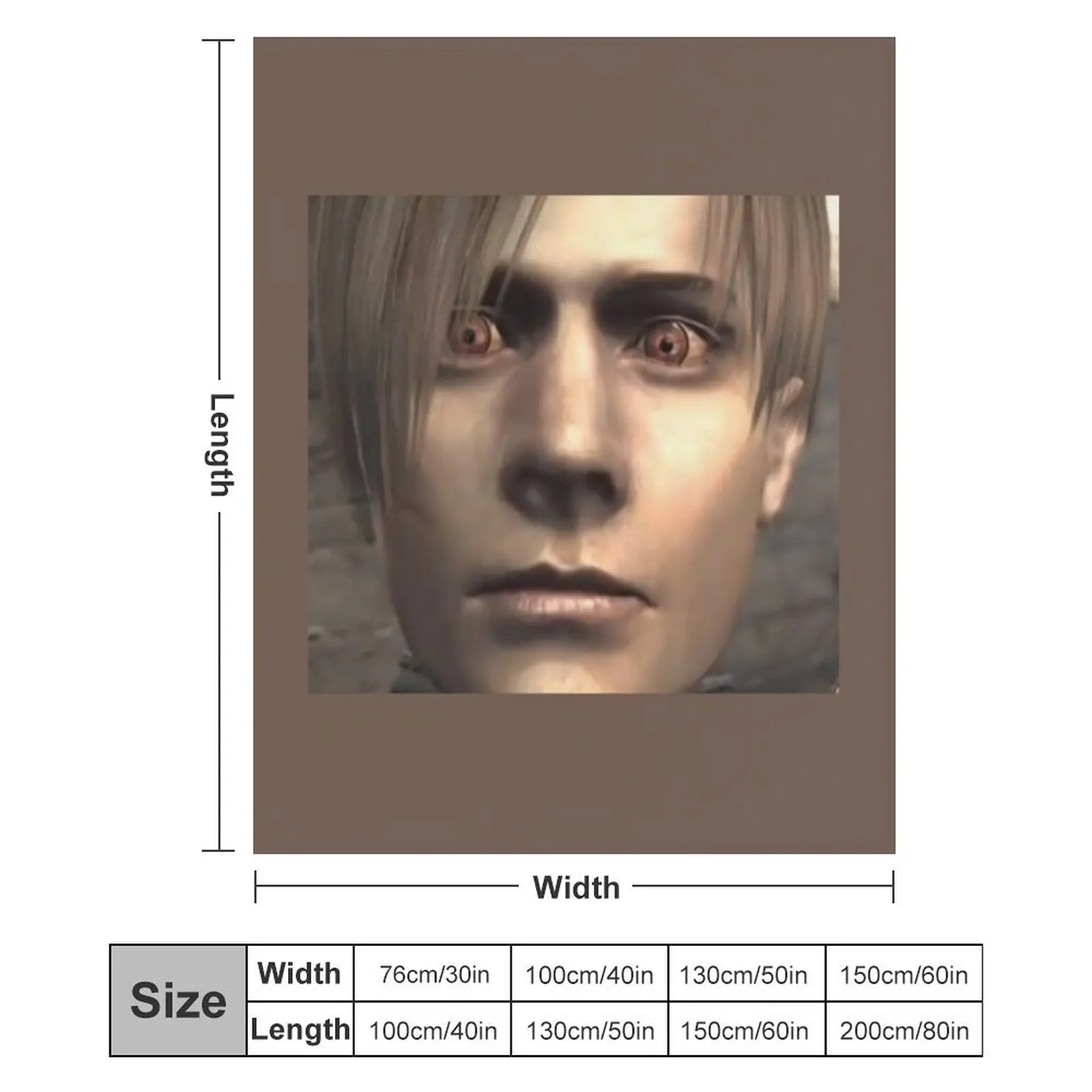 Романтическое изображение Леона Кеннеди очень хорошее одеяло