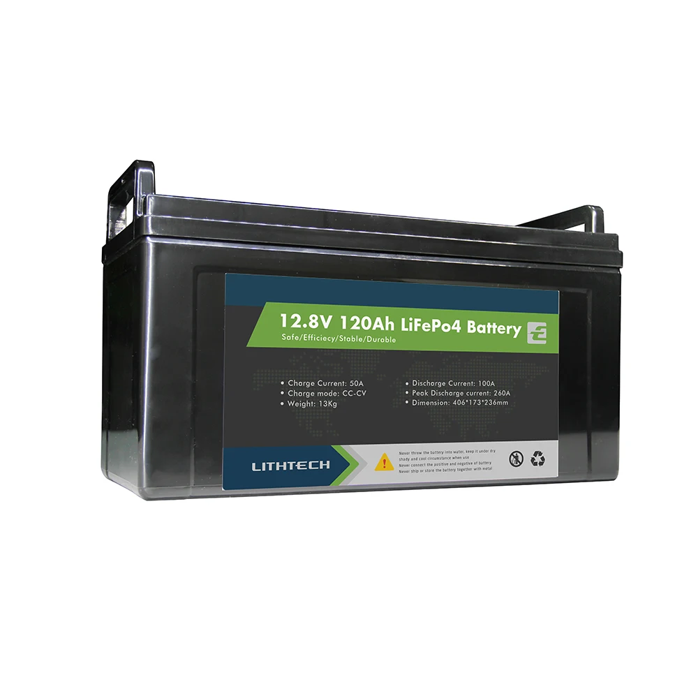 

Lithtech Lifepo4 BMS Lithium Battery Pack 12v 24v 100ah 120ah 150ah 200ah 300ah Lifepo4 Lithium Ion Battery 12v rechargeable