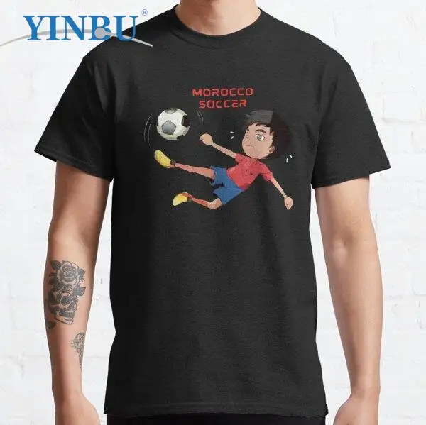 

Morocco Soccer Player t shirt for men fashion clothing new 2023 streetwear graphic tees