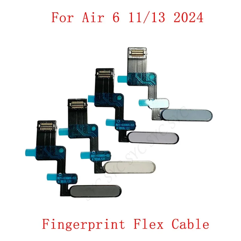 Кнопка датчика отпечатков пальцев гибкий ленточный кабель для iPad Air 6 11/13 2024 M2 A2903