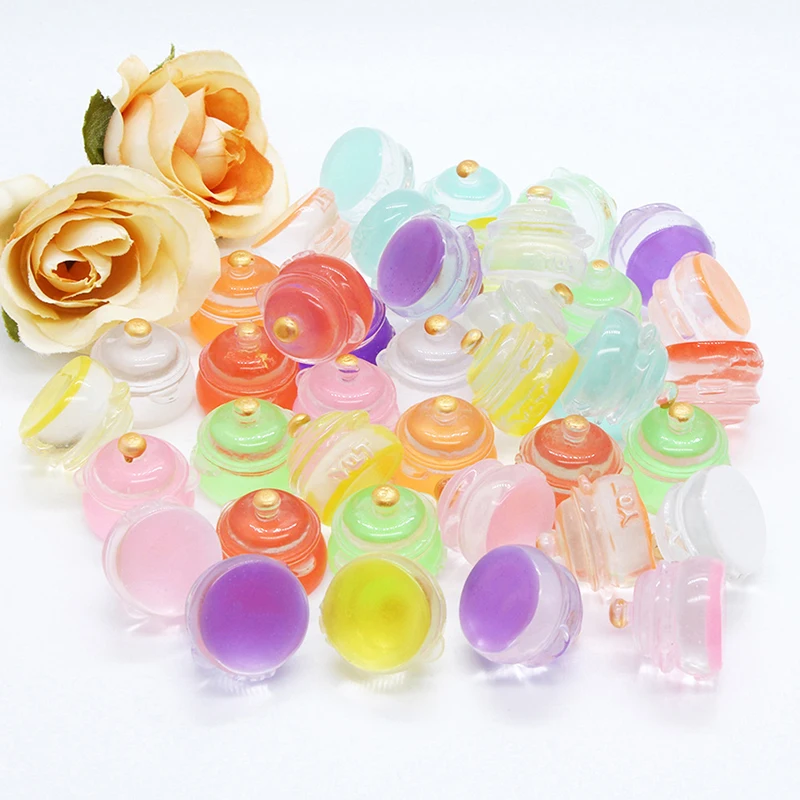 

5 шт., миниатюрные светящиеся аксессуары для кукольного домика, 8 цветов