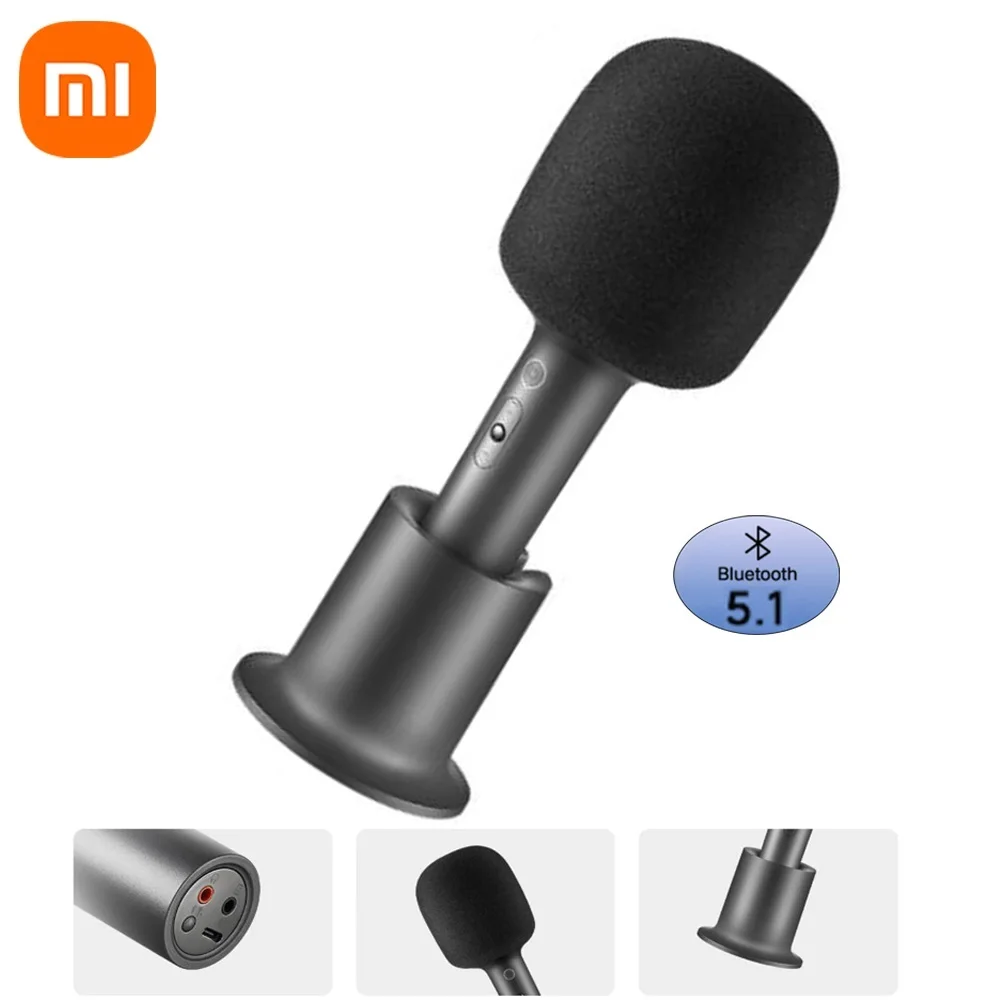 

Микрофон Xiaomi Mijia с чипом Dsp, K-Song, стерео звуковой эффект, двойной дуэт, домашний KTV с девятью видами интересных звуковых эффектов