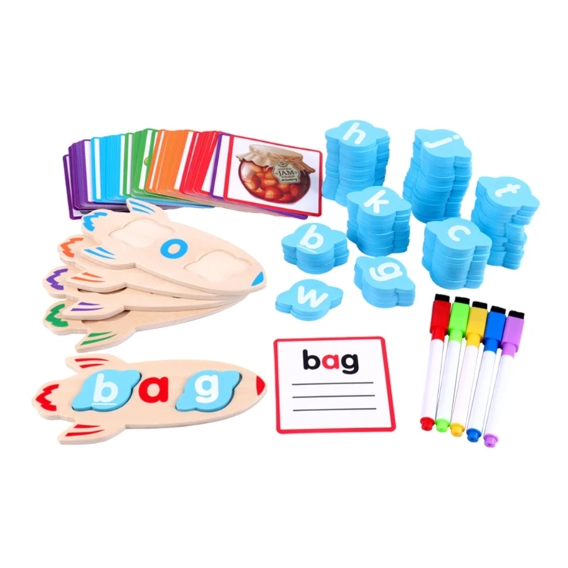 

Wood Montessori Educational Toy English Alphabet Learning Writing Skills