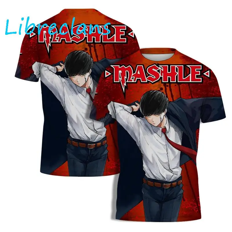 

Mashle Magic and Muscles T-Shirts Anime Manga 3D Printed Streetwear Men Women Fashion Oversized T Shirt Harajuku Kids Tees Tops