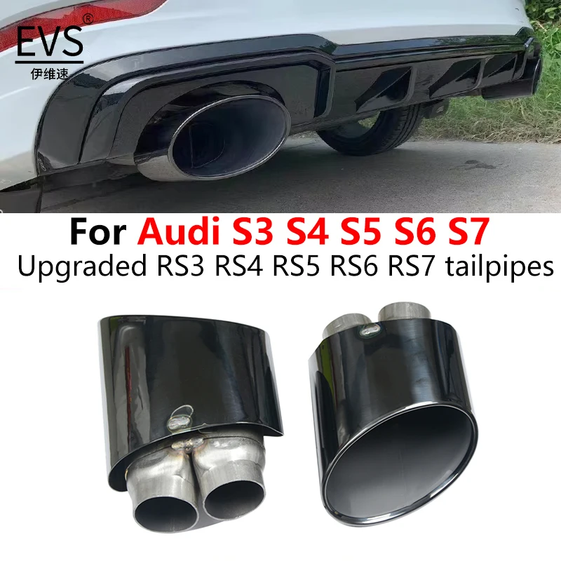 Наконечник выхлопной трубы автомобиля для Audi RS3 RS4 RS5 RS6 rs7 Автомобильные