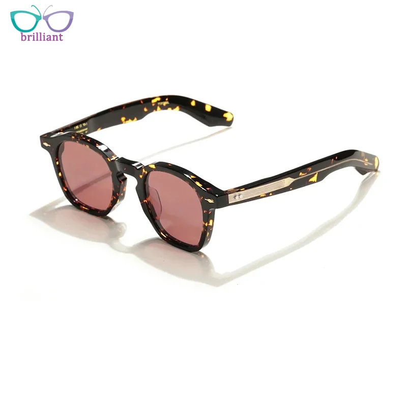 Роскошные брендовые модные солнцезащитные очки ручной работы на молнии мужские