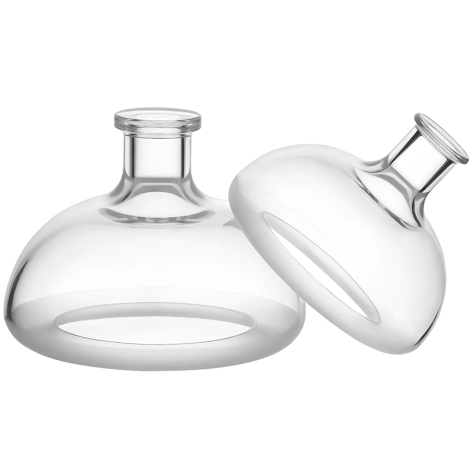 

2 Pcs Baby Phlegm Device Sputum Remover Cups Pressure Drum Massage Palm Silicone Silica Gel Toddler