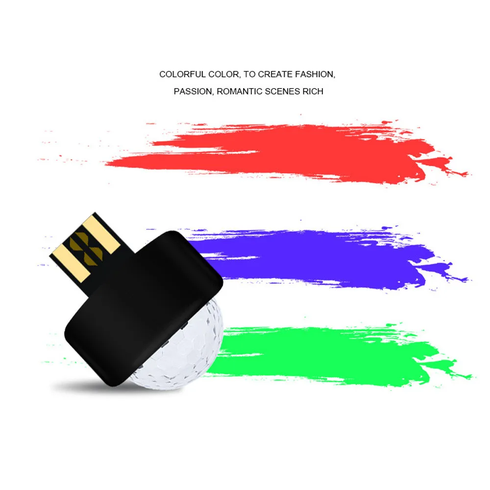 

1 шт., автомобильная USB-лампа для создания атмосферы в салоне