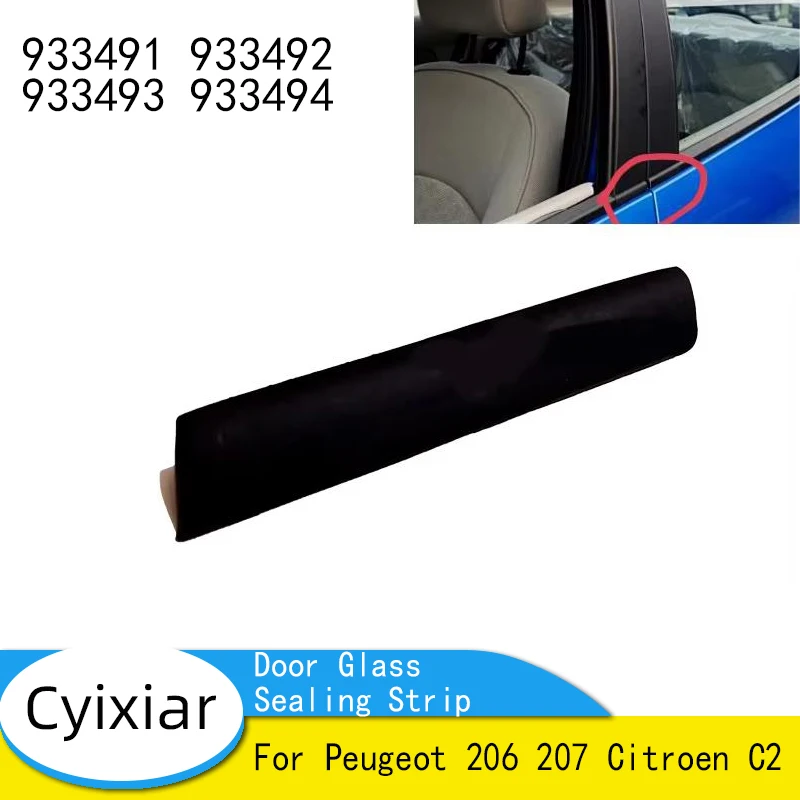 

Фирменная оригинальная уплотнительная лента для стекла двери автомобиля, нажимная лента для окна для Peugeot 206 207 Citroen C2 933491 933492 933493 933494
