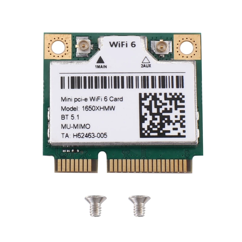 1650X 1650XHMW AX200 Wi-Fi карта двухдиапазонный 2400 Мбит/с Bluetooth 5 1 мини Pcie Гигабитный