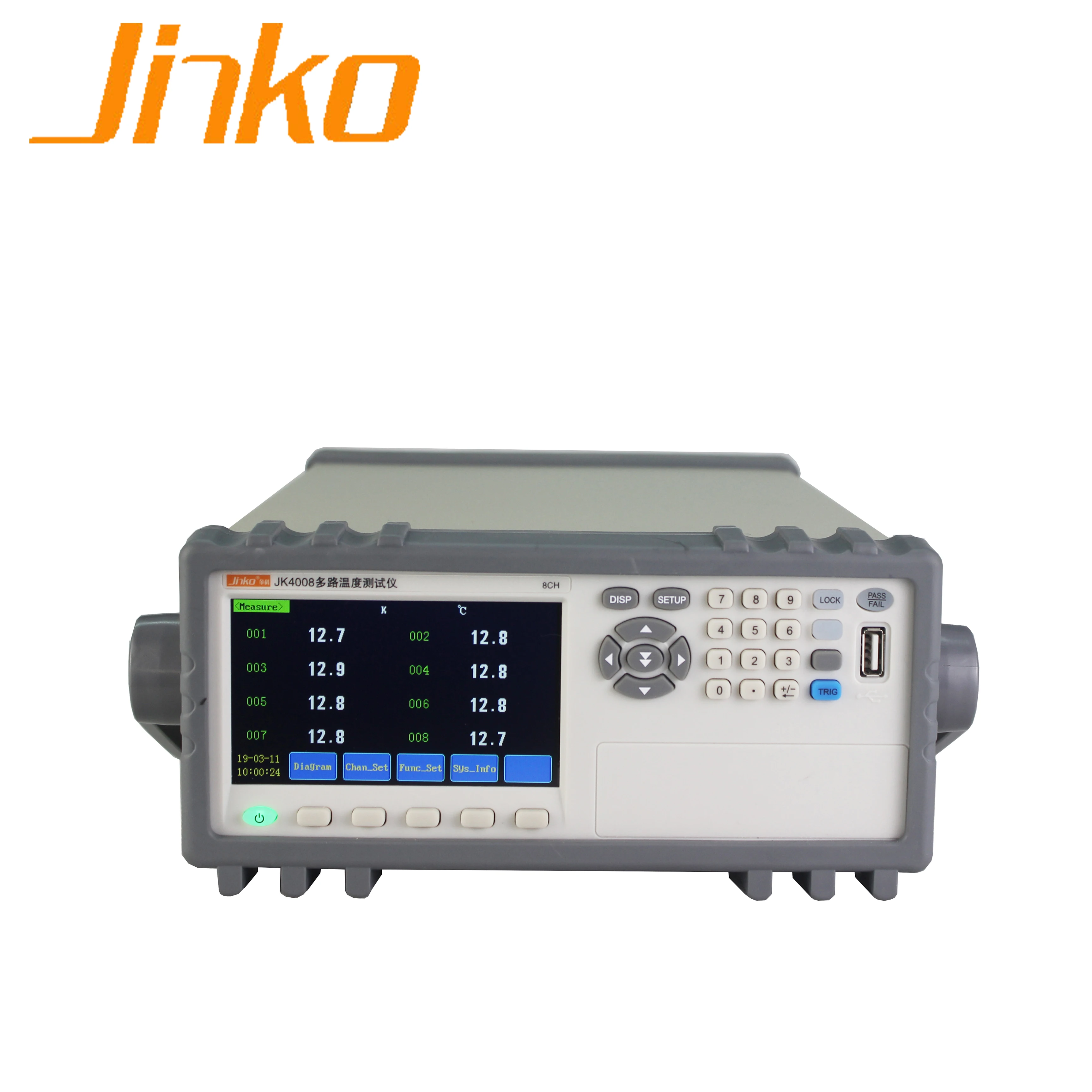 

Термометр Jinko JK4008, Многоканальный измеритель температуры, 8 каналов