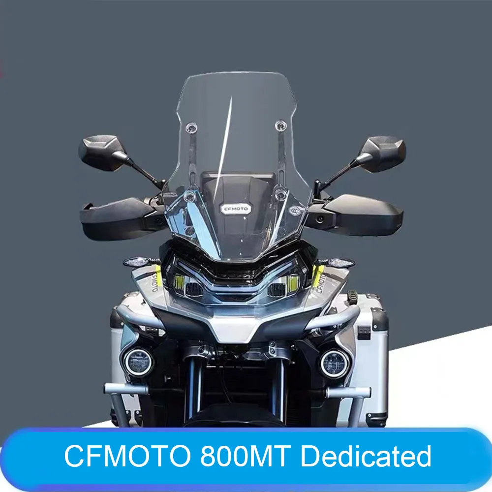 ใหม่รถจักรยานยนต์ Fit Cfmoto 800MT เฉพาะด้านหน้ากระจก Heighten Wind Deflector สำหรับ CFMOTO 800 MT