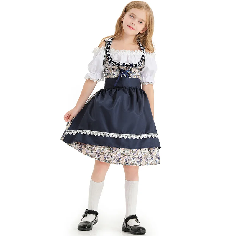 

German Oktoberfest Children's Beer Dress Print Dress
