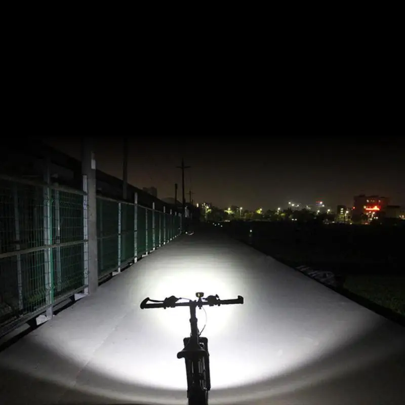 

4400mAH Waterproof Bicycle Headlight USB Fast Rechargable MTB Road Bike Front Lights 4 Modes Bike Night Riding Safety Headlights