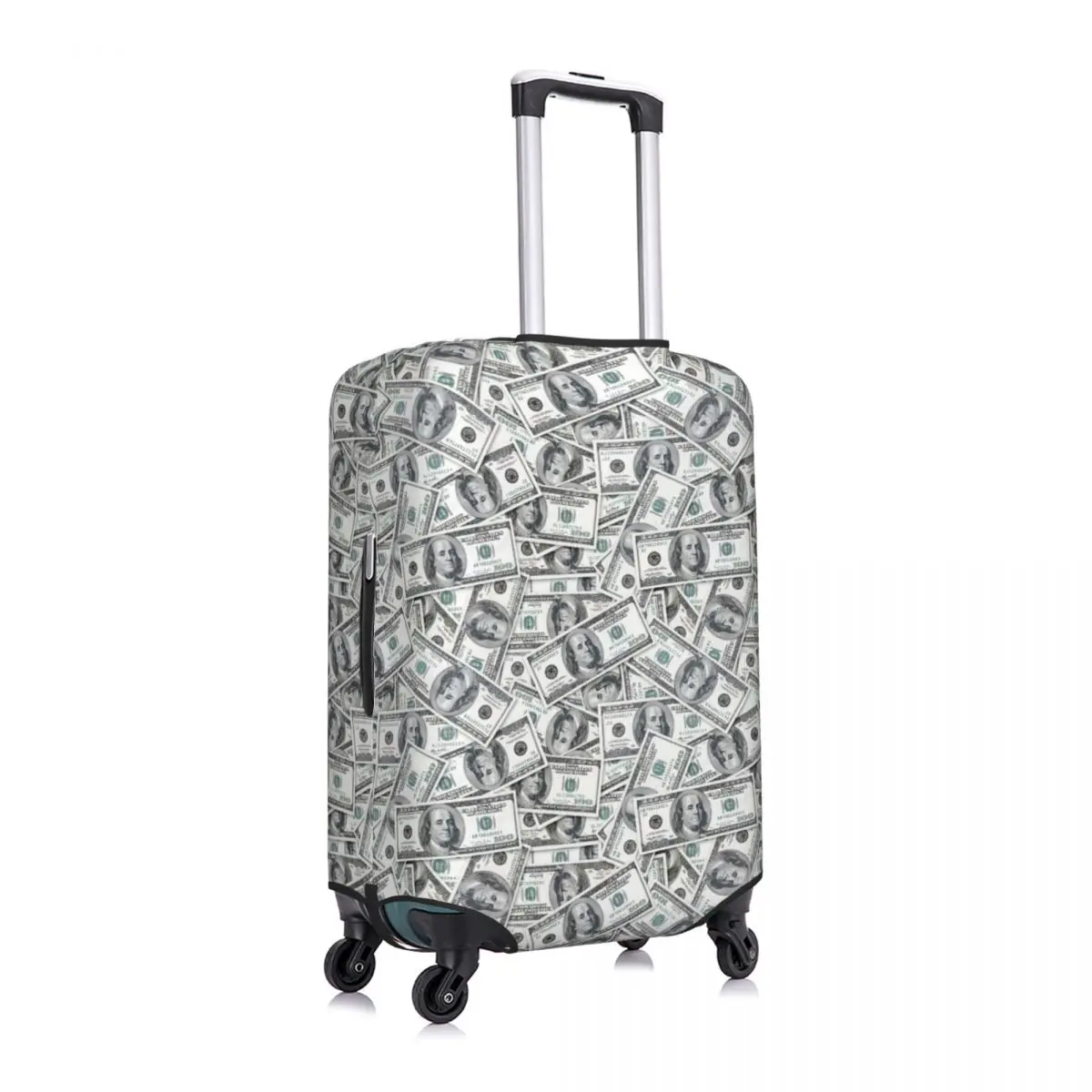 

Us Dollars Money Luggage Cover Spandex Suitcase Protector Fits 19-21 Inch