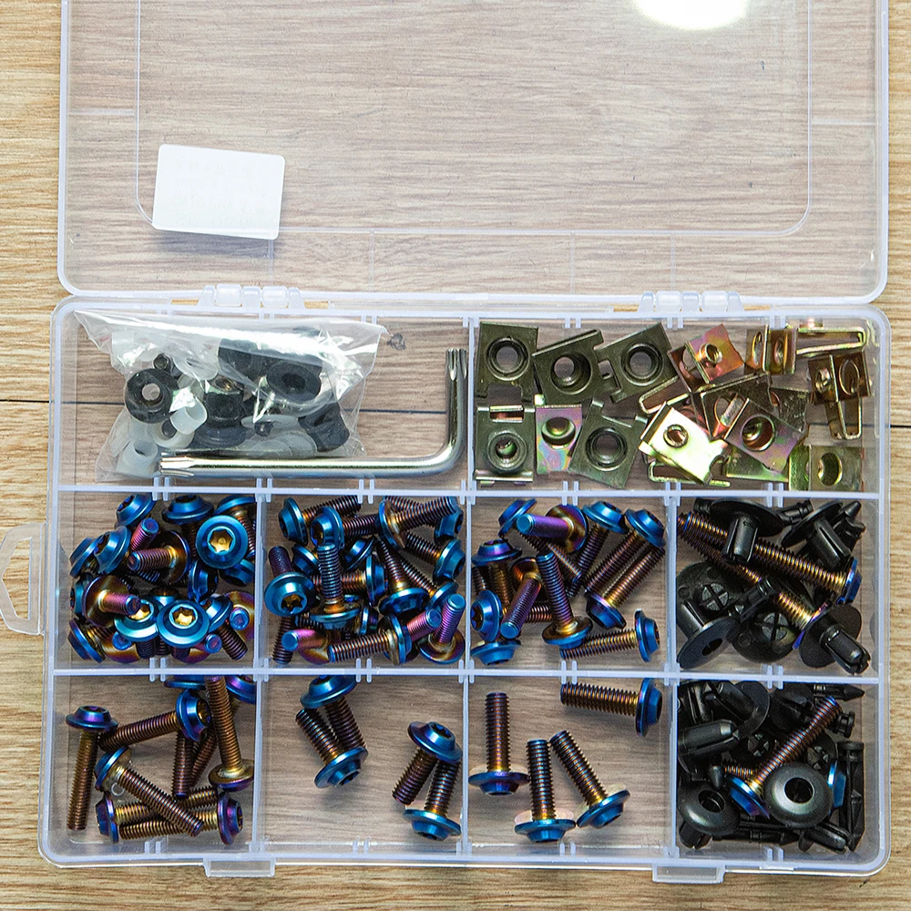 

Аксессуары из нержавеющей стали для мотоцикла комплект обтекателей болтов кузов M5 Винты Гайки для BMW S1000R/RR S1000R S1000RR S 1000 R RR 2012-2023