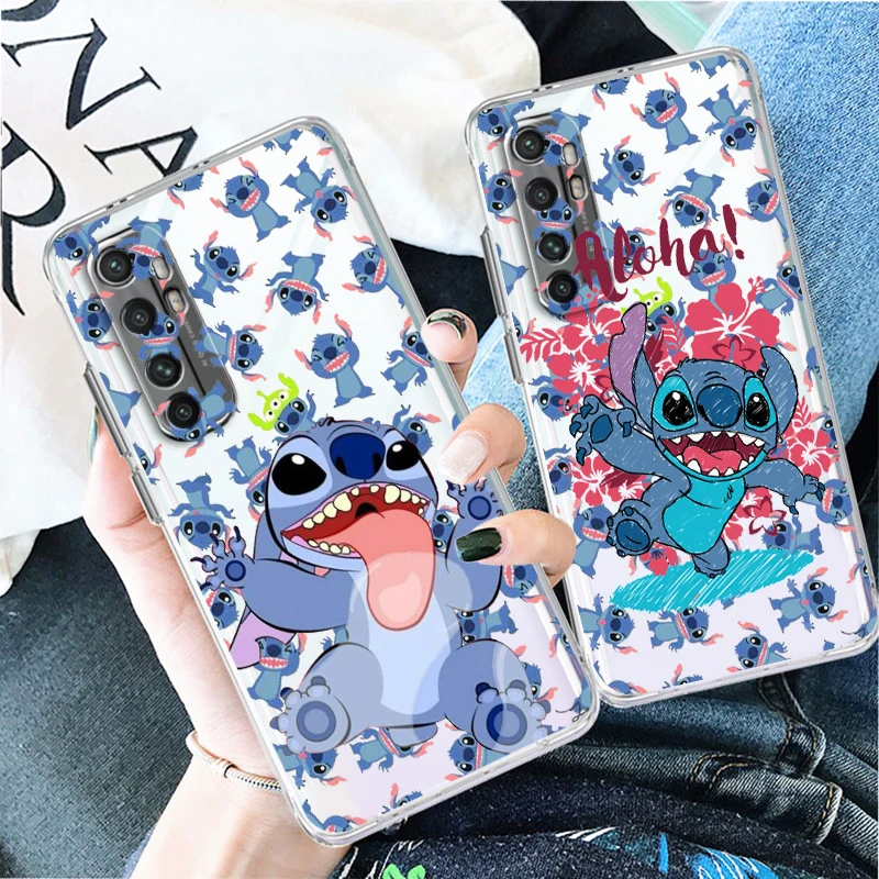 

Oil Painting Art Stitch Cute Transparent Phone Case For Xiaomi Mi 13 12T 12S 12X 12 11 11T 11i 10T 10 Pro Lite Ultra 5G Cover