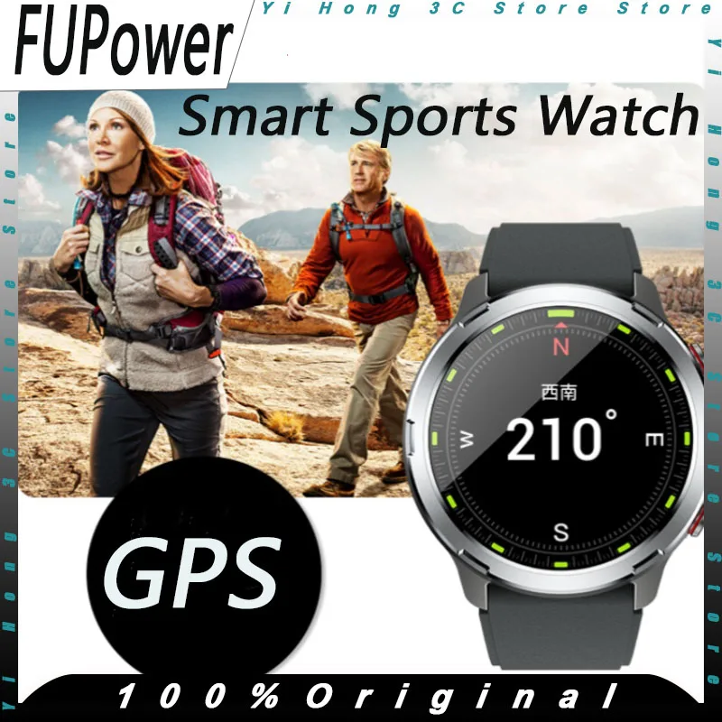 Смарт-часы FUpower с GPS для альпинизма на открытом воздухе бега часов монитор