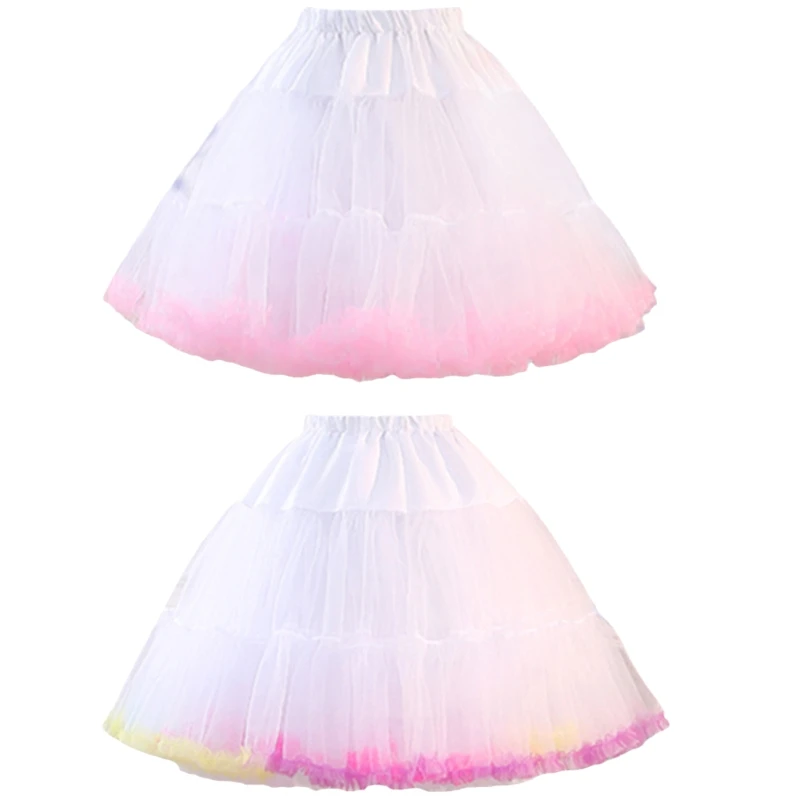 

Crinoline Underskirt Petticoat A-line Hoopless Short Fluffy Ball Gown Slips