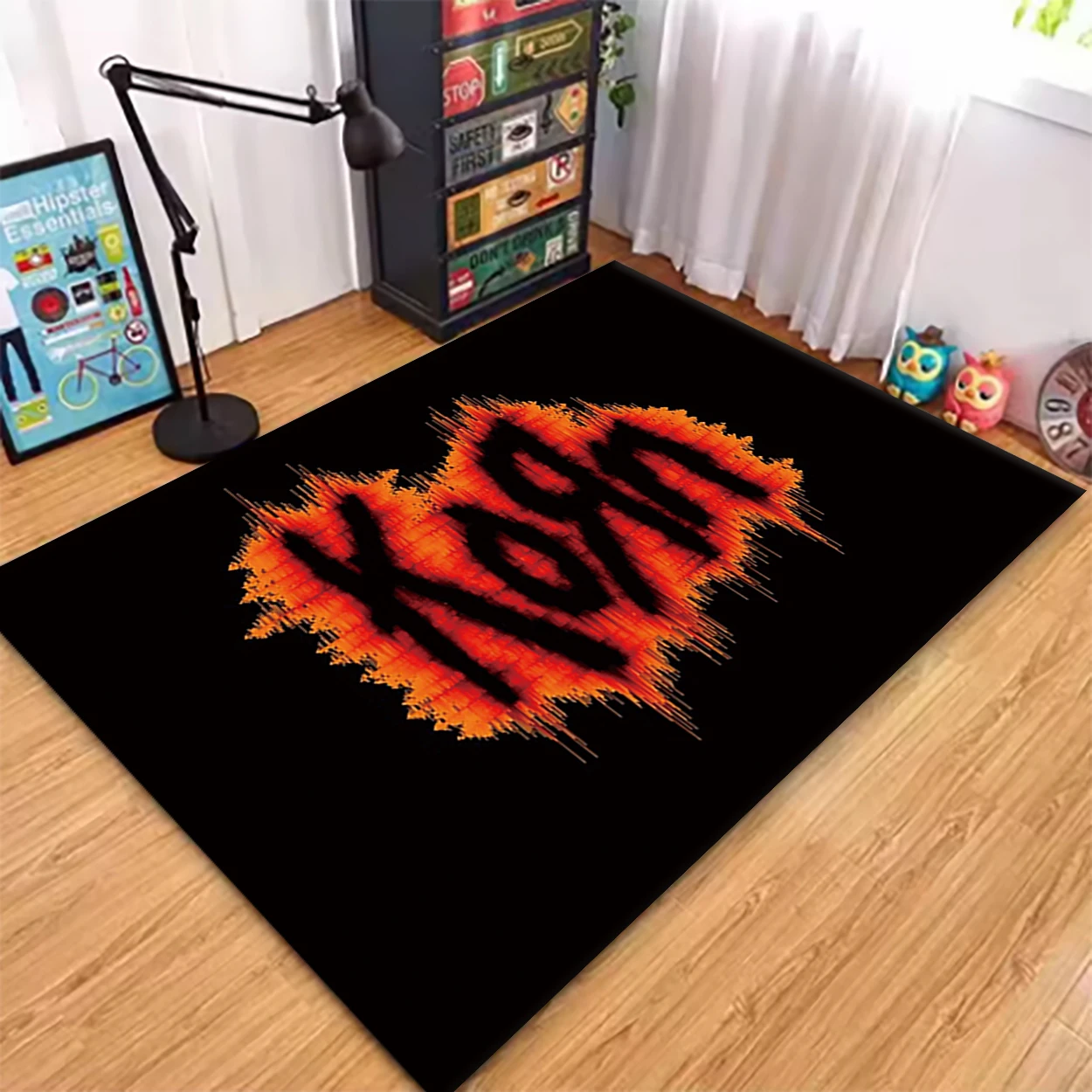 Фото K-Korn Музыкальный концерт Рок-группа World Tour Ковер с принтом Нескользящие коврики для гостиной Коврик для входа Домашняя кухня Декор для прихожей №2