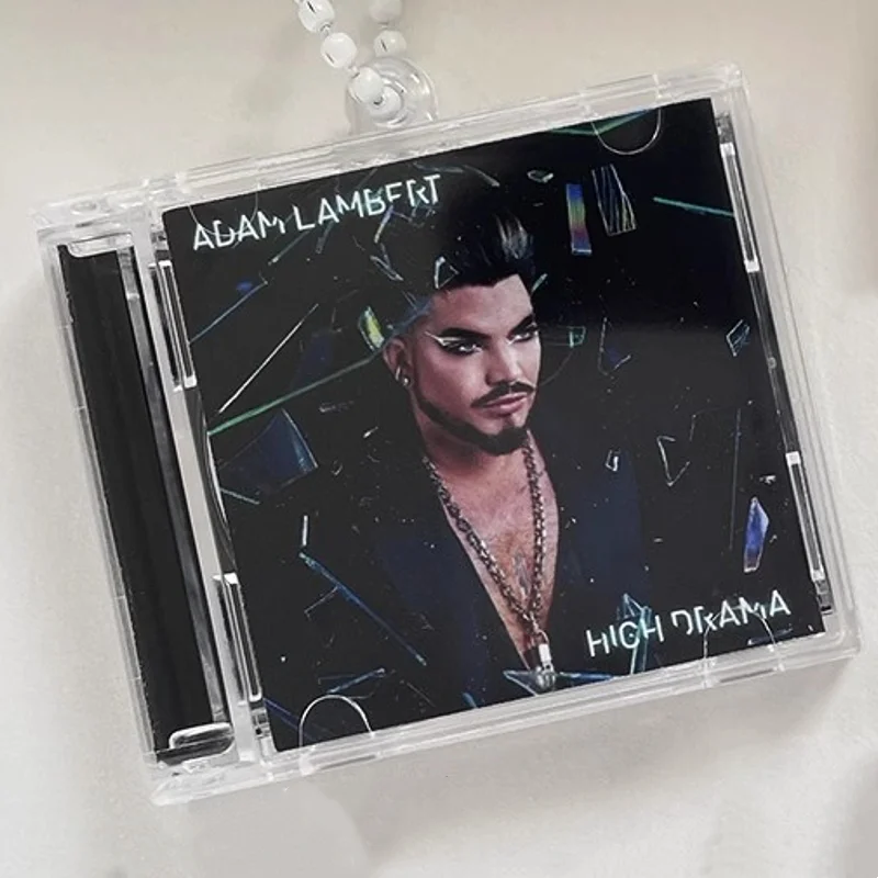 Поп Адам Ламберт МИНИ-музыка CD NFC брелок для ключей с высокой драмой альбом играть