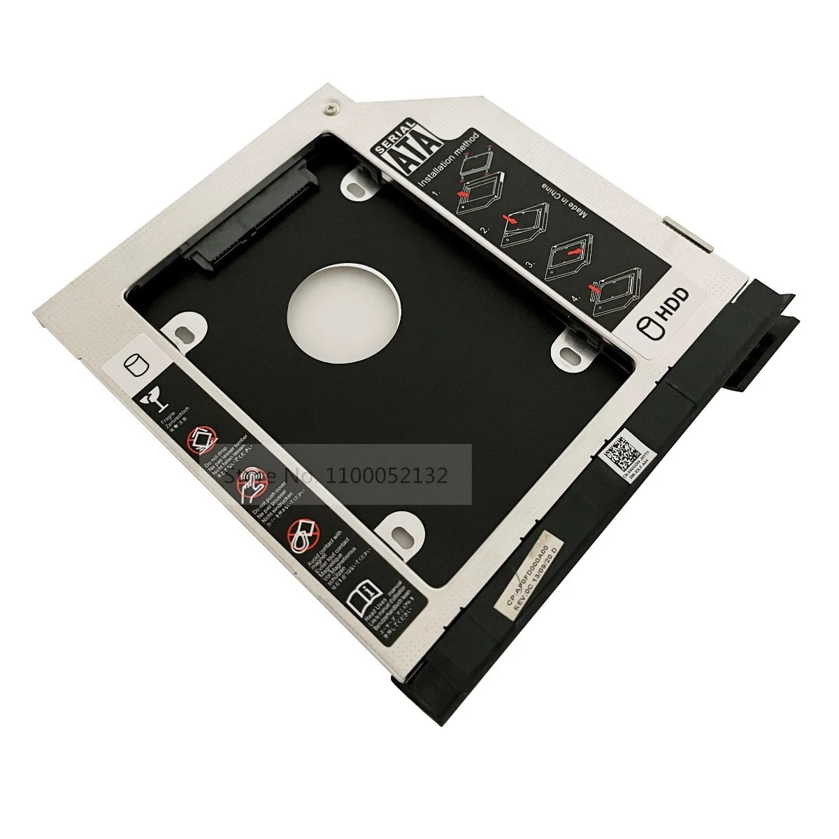 Оригинальный переходник для рамок, переходник для установки второго SSD HDD, жесткого диска, оптического адаптера Кадди для Dell Latitude E6320 E6420 E6520 E6330 E6430 E6530