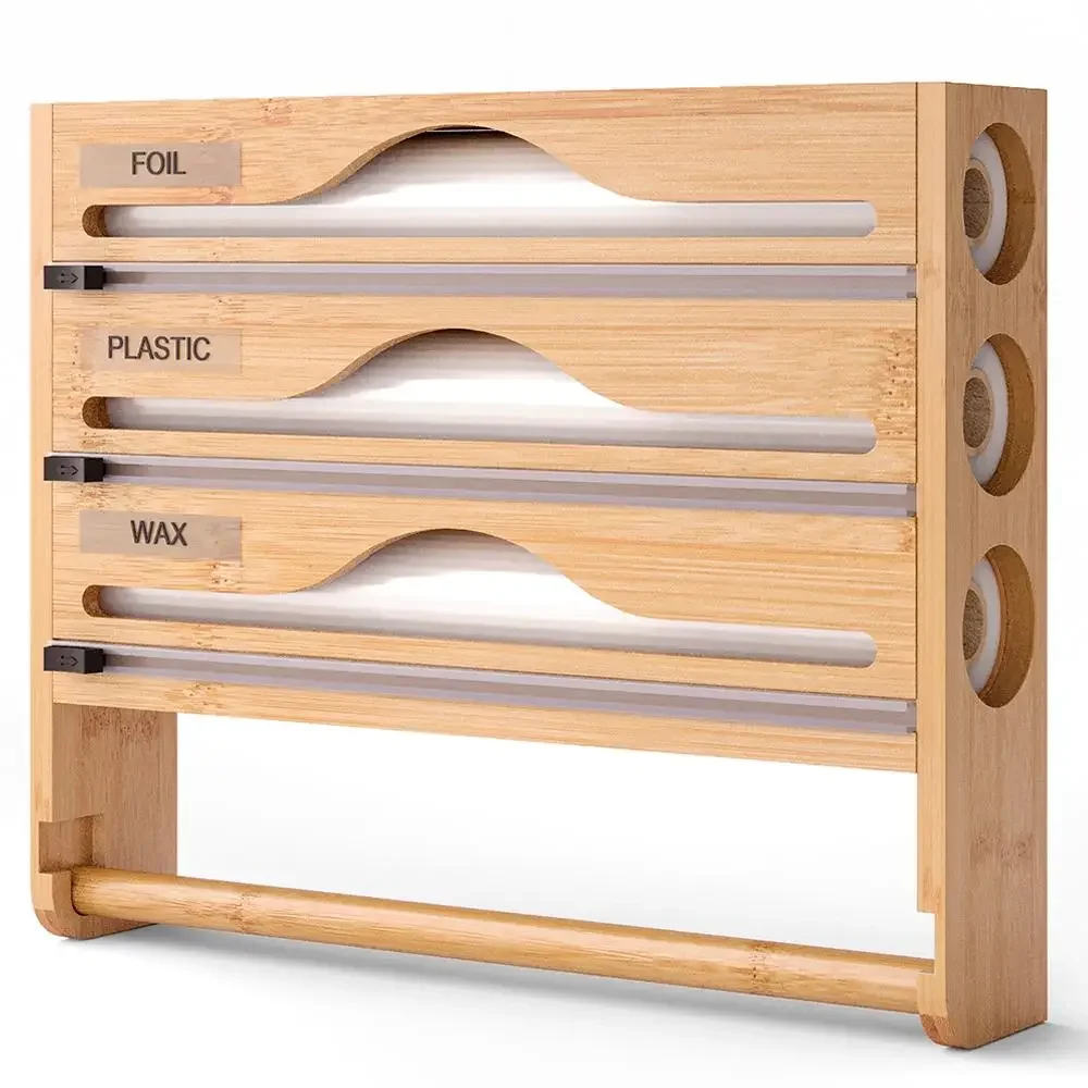 Бамбуковый диспенсер для пленки