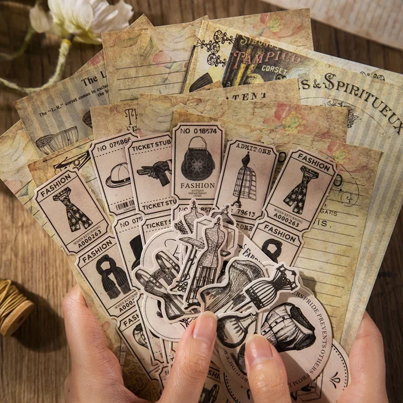 60 шт. бумажные парфюмерные пакеты для страниц