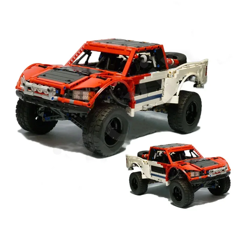 Знаменитый дизайнерский трофей MOC Contest Baja электрический грузовик модель 1718